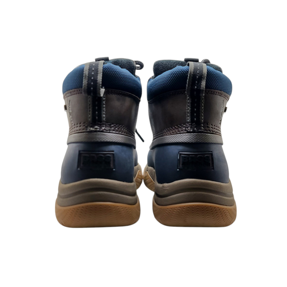 Bass Outdoor Womens Blue Brown Field Duck Waterproof Mid Boot Size 8 - Picture 3 of 5